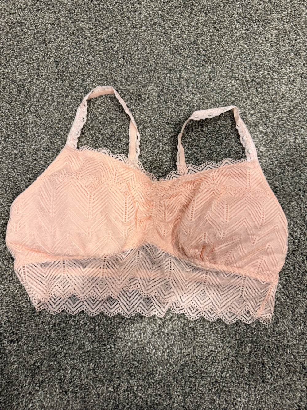 Women's Lace Bralette - Blush Pink